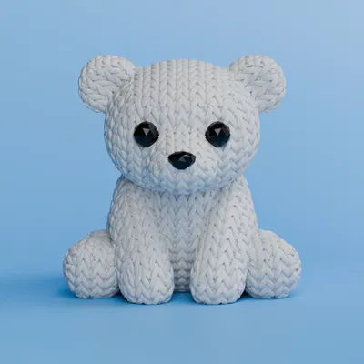Gấu Bắc Cực Đan Len