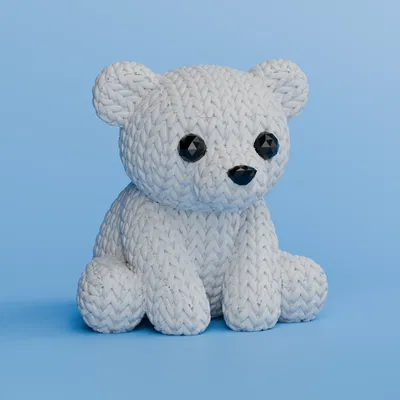 Gấu Bắc Cực Đan Len
