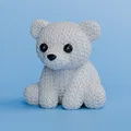 Gấu Bắc Cực Đan Len - Thumbnail 3