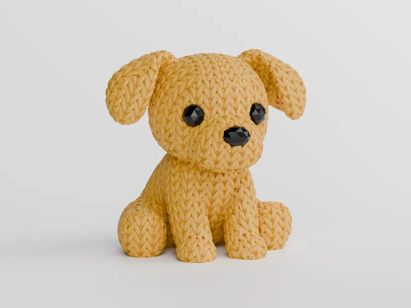 Chó Búp Bê Đan Len - Image 2