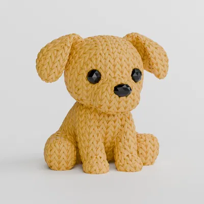 Chó Búp Bê Đan Len