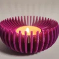 Chân Nến Tuabin Sunburst Tạo Bóng | Đựng Nến Tealight - Thumbnail 4