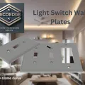 DecoEdge: Nắp Ốp Tường Công Tắc Đèn – Loại 1, 2 và 3 Công Tắc - Thumbnail 1