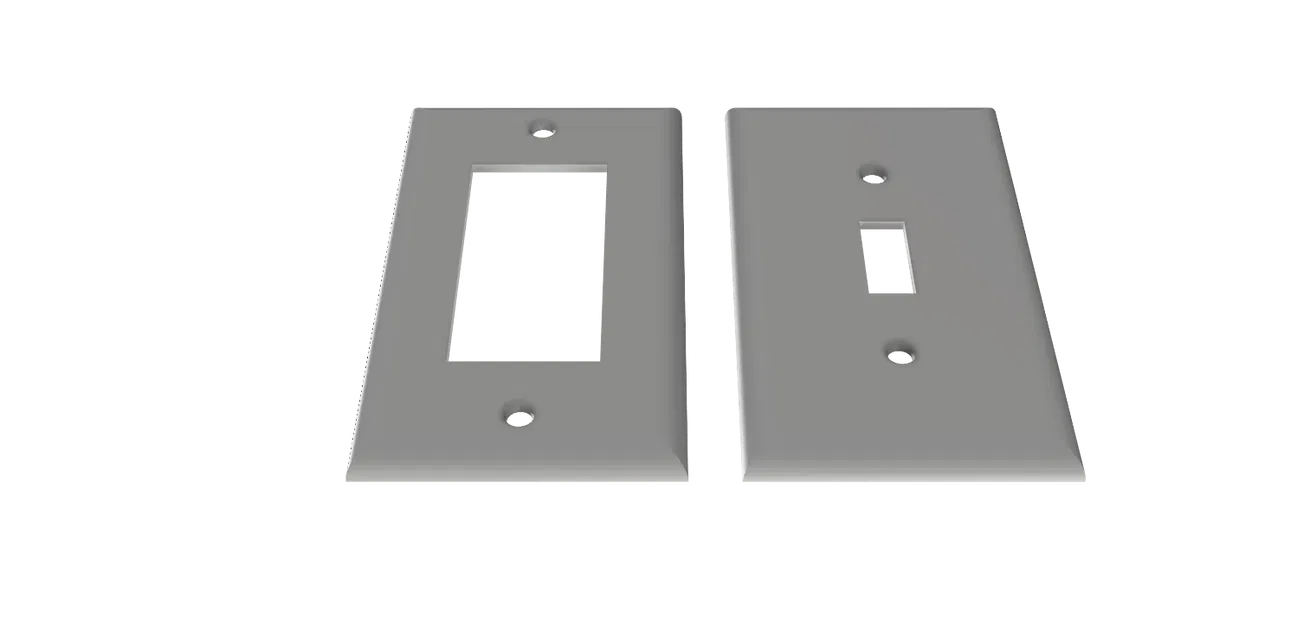 DecoEdge: Nắp Ốp Tường Công Tắc Đèn – Loại 1, 2 và 3 Công Tắc - Image 3