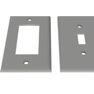 DecoEdge: Nắp Ốp Tường Công Tắc Đèn – Loại 1, 2 và 3 Công Tắc