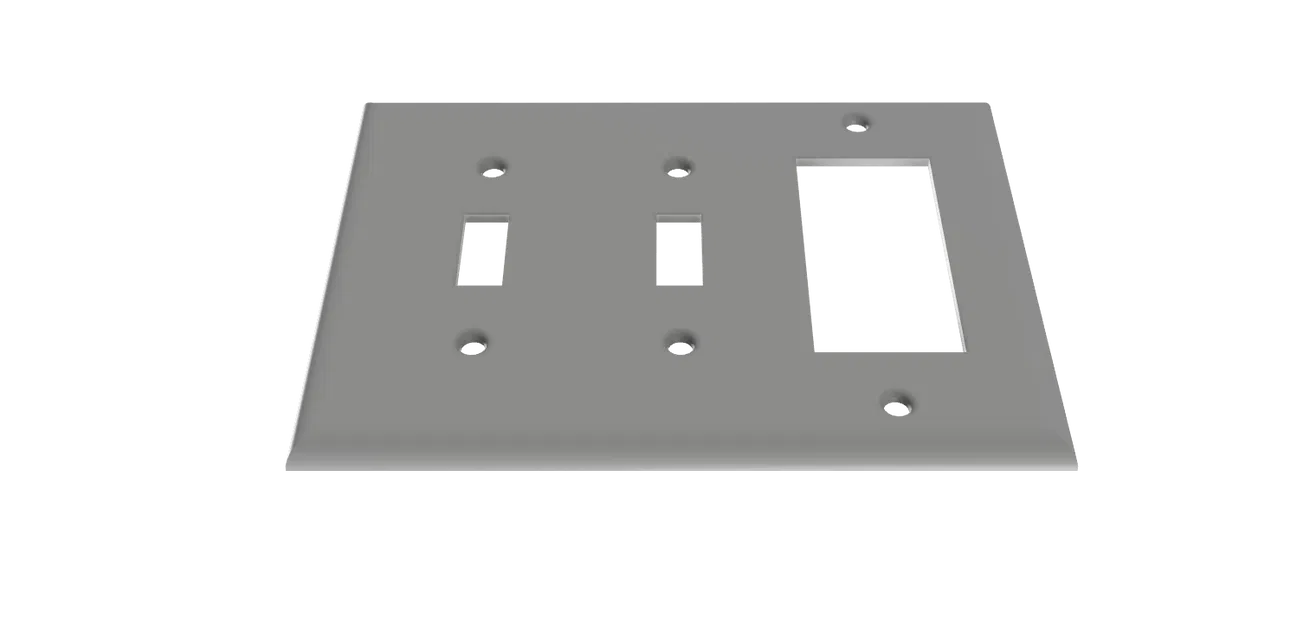 DecoEdge: Nắp Ốp Tường Công Tắc Đèn – Loại 1, 2 và 3 Công Tắc - Image 6