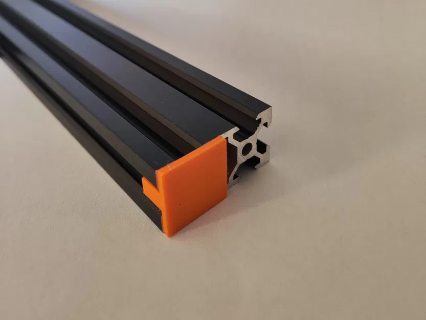 Nắp Bịt Đầu V-Slot 2020 Mặt Hở (Khớp 3 Rãnh) - Image 1