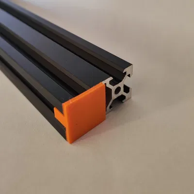 Nắp Bịt Đầu V-Slot 2020 Mặt Hở (Khớp 3 Rãnh)