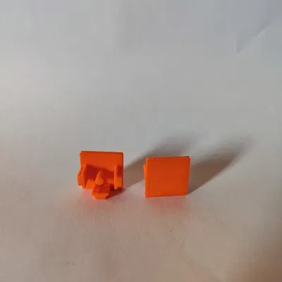 Nắp Bịt Đầu V-Slot 2020 Mặt Hở (Khớp 3 Rãnh)