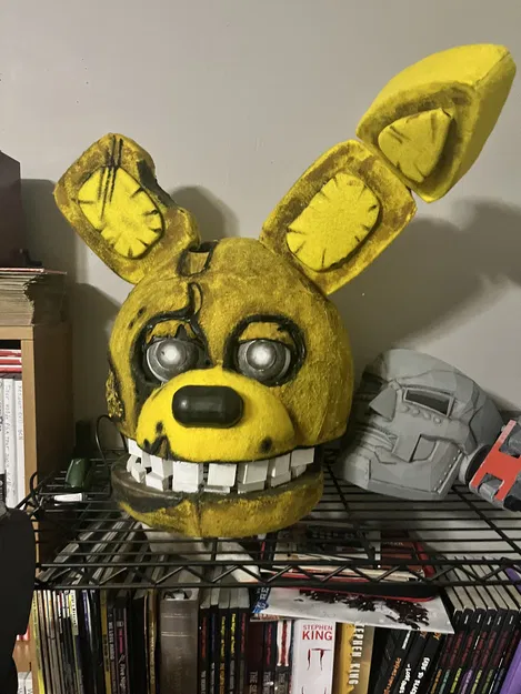 Đầu Thỏ Vàng FNAF Cosplay - Sơ Đồ Trong File - Image 1