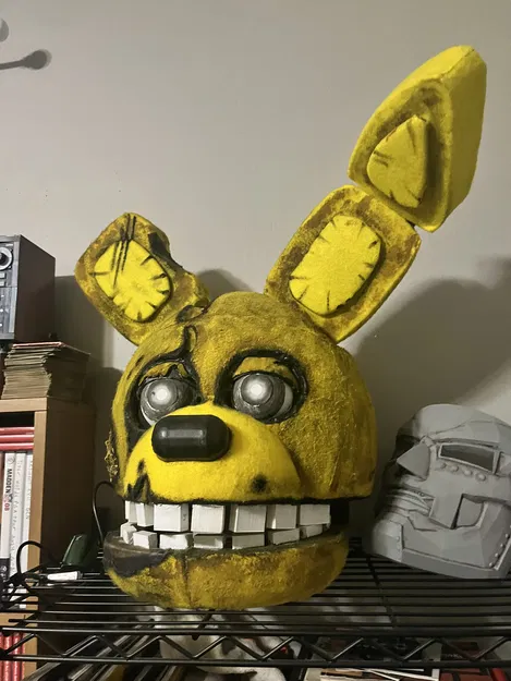 Đầu Thỏ Vàng FNAF Cosplay - Sơ Đồ Trong File - Image 5