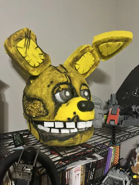 Đầu Thỏ Vàng FNAF Cosplay - Sơ Đồ Trong File - Image 7