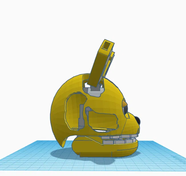 Đầu Thỏ Vàng FNAF Cosplay - Sơ Đồ Trong File - Image 21