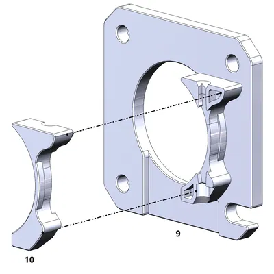 MK4S Bogie Idler & Main Plate