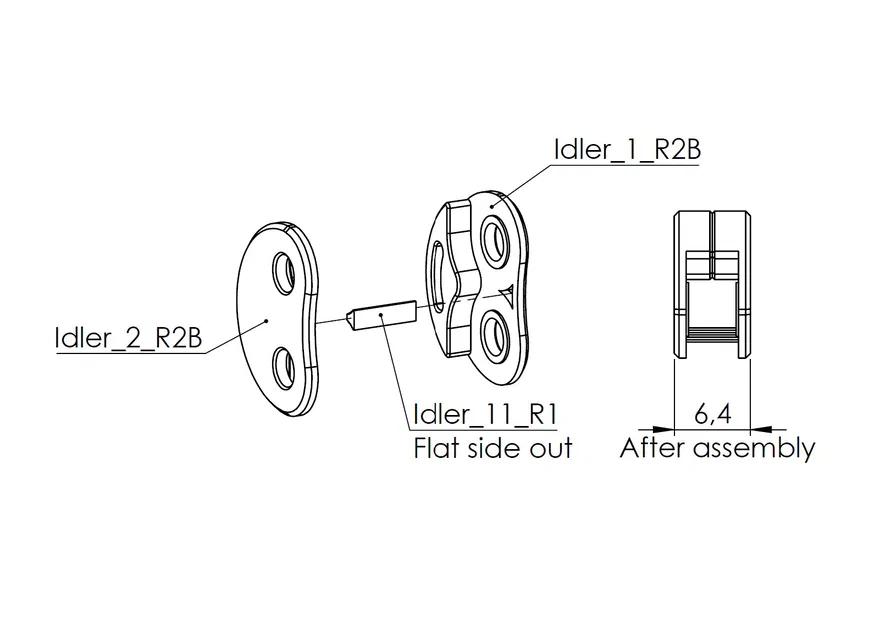 MK4S Bogie Idler & Main Plate - Image 5