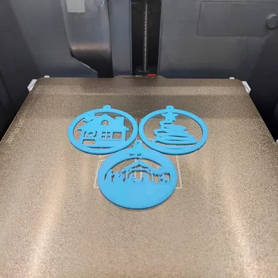 Bộ 11 Móc Treo Trang Trí Giáng Sinh Cảnh Chúa Giáng Sinh Phát Sáng Trong Đêm