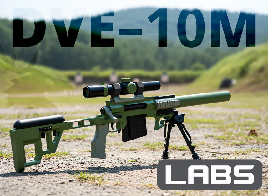 DVE-10M - Dự án Súng đồ chơi, MIỄN PHÍ chỉnh sửa (Bao gồm STL+STEP) - Image 1