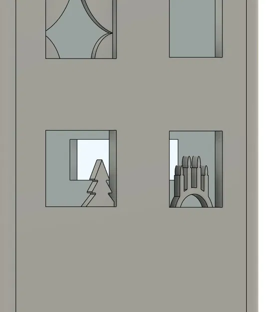 Nhà Đèn Mùa Giáng Sinh Cho Nến LED - Image 4