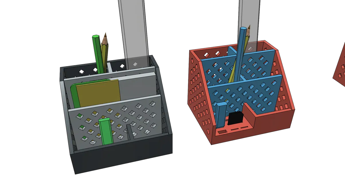 Chân Cắm Bút, Kệ Đựng Bút, Hộp Đựng Bút Văn Phòng Dễ In - Image 1