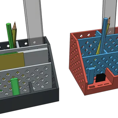 Chân Cắm Bút, Kệ Đựng Bút, Hộp Đựng Bút Văn Phòng Dễ In