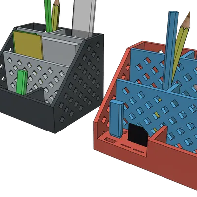 Chân Cắm Bút, Kệ Đựng Bút, Hộp Đựng Bút Văn Phòng Dễ In
