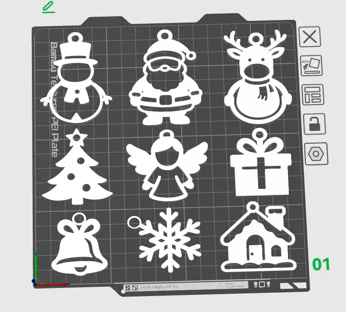 Gói Trang Trí Giáng Sinh – 9 Món Đồ Trang Trí Dễ In 3D - Image 2