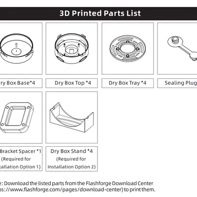 Thùng Sấy Chính Hãng Flashforge Cho AD5X