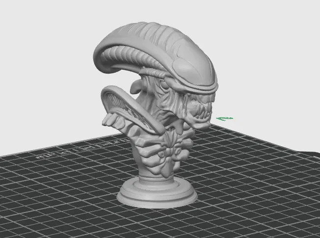 Bust Alien - Mô Hình Đầu Người Ngoài Hành Tinh Trang Trí - Image 2