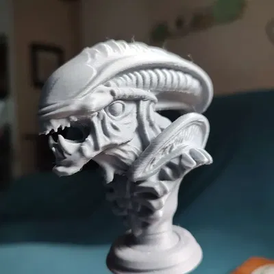 Bust Alien - Mô Hình Đầu Người Ngoài Hành Tinh Trang Trí
