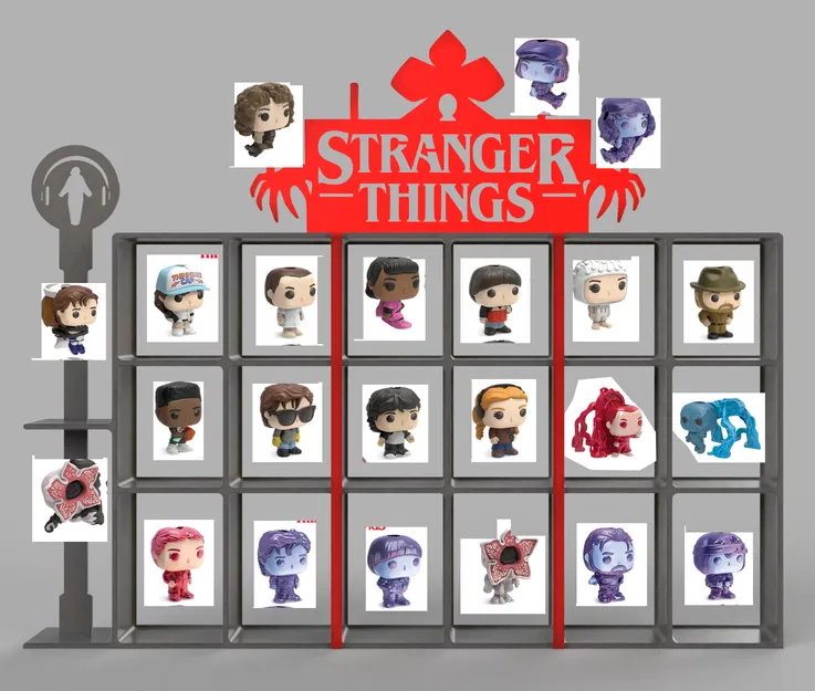 Kệ Trưng Bày Trứng Kinder Joy Stranger Things - Image 1