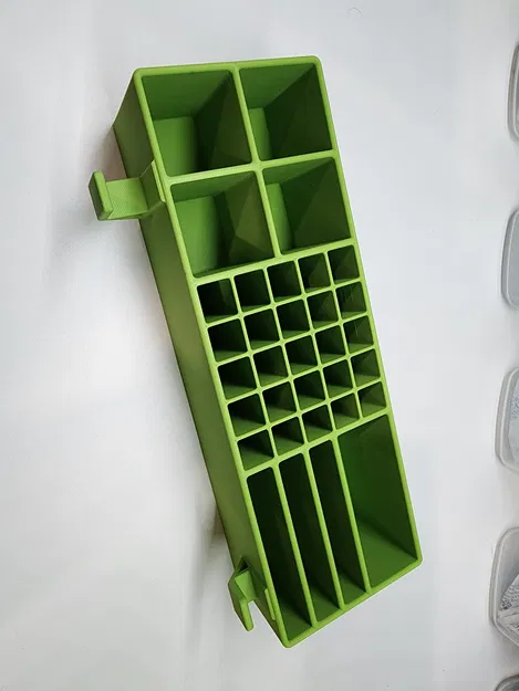 Hộp Đựng Đồ Để Bàn Gridfinity Có Chỗ Cắm Thước Cặp - Image 3