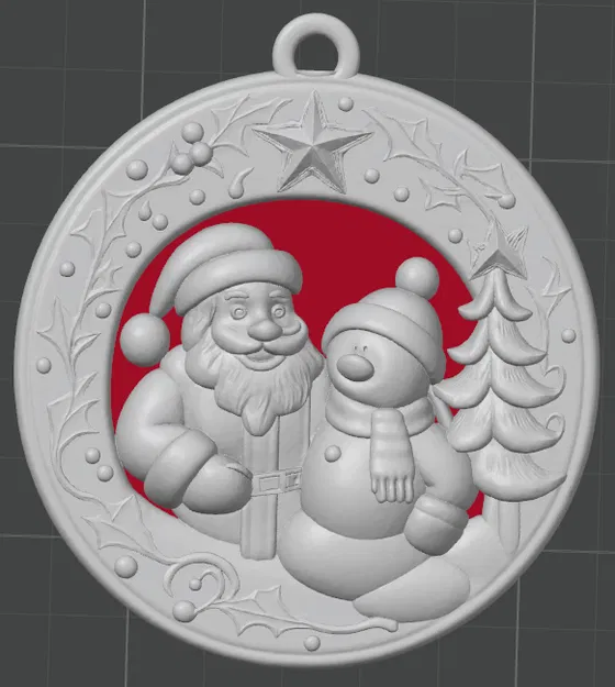 Móc Trang Trí Ông Già Noel & Người Tuyết - Image 1