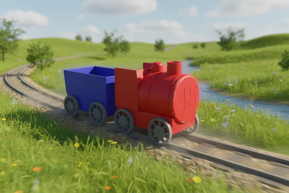 Tàu Đồ Chơi Cho Bé - Image 2