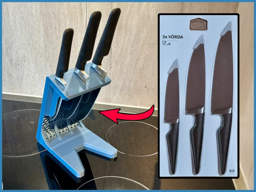 Kệ dao cho Bộ dao IKEA "VÖRDA" - Image 1