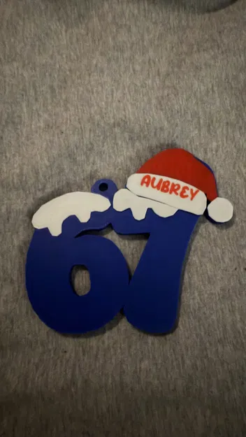 Móc Treo Trang Trí Giáng Sinh Cá Nhân Hóa Số 67 - Image 1