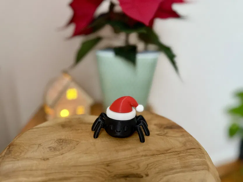 Nhện Giáng Sinh - Không cần in đa sắc - Image 1