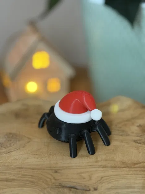 Nhện Giáng Sinh - Không cần in đa sắc - Image 2