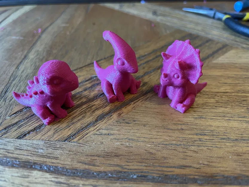 Khủng Long Mini Dễ Thương – Mô Hình 3D - Image 2