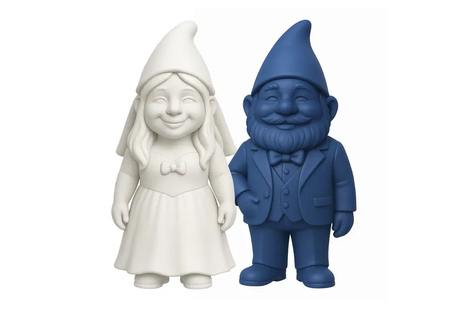 Cặp đôi Chú lùn Đám cưới – Trang trí Vườn Duyên dáng cho Ngày Đặc biệt của Bạn - Image 4