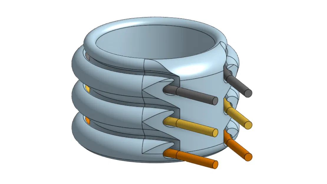 Nhẫn Giữ Len Đan Họa Tiết Màu - Image 10