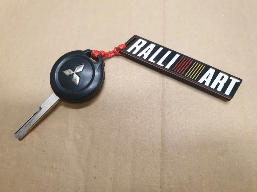 Móc khóa Mitsubishi RALLI//ART - Image 1
