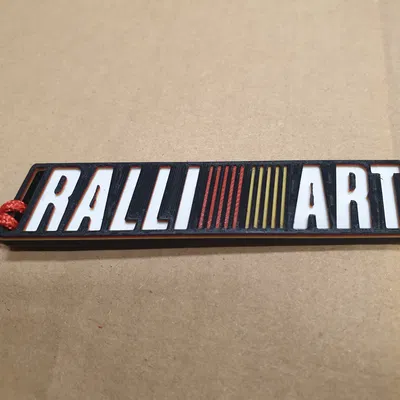 Móc khóa Mitsubishi RALLI//ART