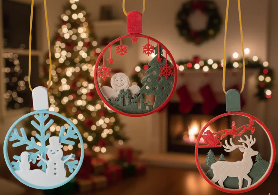 Bộ Sưu Tập Đồ Trang Trí Giáng Sinh Nhiều Lớp Tự Làm - Image 1