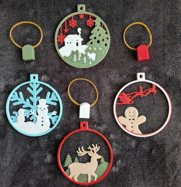 Bộ Sưu Tập Đồ Trang Trí Giáng Sinh Nhiều Lớp Tự Làm - Image 2