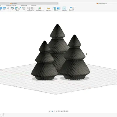 Cây Thông Noel Hiện Đại In Kiểu Spiral Vase
