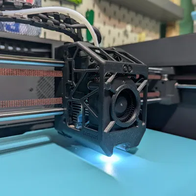 Vỏ Toolhead Carbon Elegoo Centauri Có Đèn LED