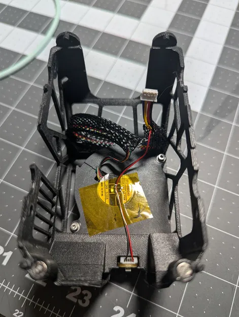 Vỏ Toolhead Carbon Elegoo Centauri Có Đèn LED - Image 4