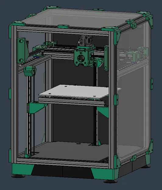 SimpleCore Redux: Máy in 3D CoreXY Dễ Xây Dựng, Giá Phải Chăng - Image 1