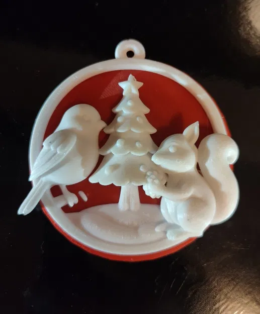 Móc Trang Trí Bạn Rừng (Chim & Sóc) - Image 2