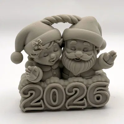 Quả Châu Giáng Sinh 2026 - Ông Già & Yêu Tinh